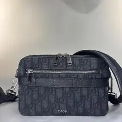 超極美品 クリスチャンディオール トロッター オブリーク ショルダーバッグ