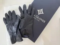 GALA GLOVES ナポリ製 レザーグローブ ブラックのサムネイル