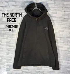 【USA古着】ノースフェイスベターセーターフルジップフーディL 裏ボアグレー刺繍