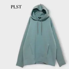プラステ PLST パーカー フード付き ポケット M 水色 プルオーバーのサムネイル
