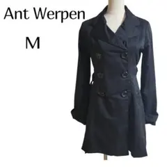 【熊本地震寄付セール】Ant Werpen☆ トレンチコート　ブラック　Mのサムネイル