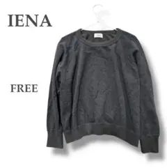 【イエナ】ラグランスリーブセーター⭐︎ダークグレー⭐︎FREE⭐︎日本製⭐︎レディース⭐︎