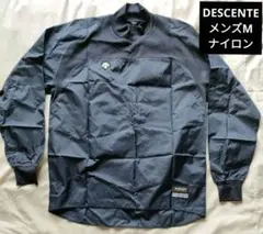 DESCENTE メンズМ ネイビー ナイロンジャケット