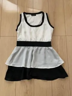 EGOIST モノトーンペプラムトップス タンクトップ エゴイスト