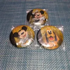 東京ディズニーランド 新品 ワンマンズドリーム缶バッジ ミッキー ミニープルート