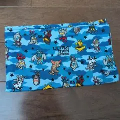 キャラクター生地　ウルトラマン　オックス＋ニット帽