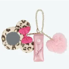 東京ディズニーリゾート レオパード柄 リップケース ミラー ミニーマウス