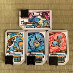 カメックス、カメール、ゼニガメ　4枚コンボセット　ポケモンガオーレ