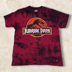 JURASSIC PARK ジュラシックパーク Tシャツ US 映画 レッド L