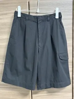 UNIQLO +J ワイドフィットカーゴハーフパンツ ブラック Sのサムネイル