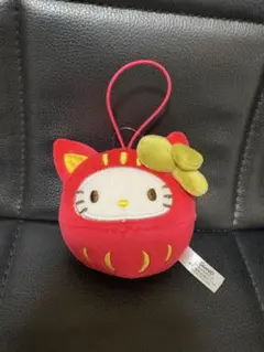 サンリオ　ハローキティ　マスコット だるま