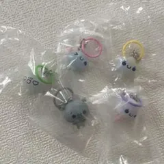 あわわちゃん　めじるしチャームセット　5個