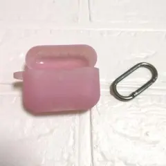 AirPods Pro ケース [前のLEDライトが見える] [カラビナ付き]