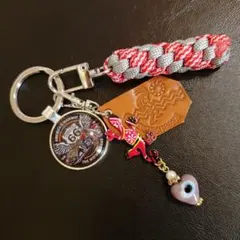 ④ROUTE66 チャーム パラコードキーホルダー ココペリ　ナザールボンジュウ