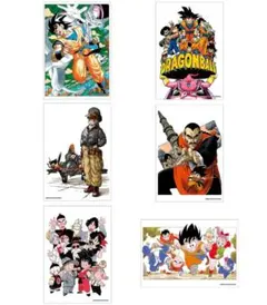 新品未開封》ドラゴンボール フルカラーアートボード 全種類セット 6点 