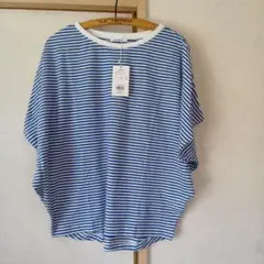 LEPSIM　シアーボーダードルマンTシャツ新品タグ付き