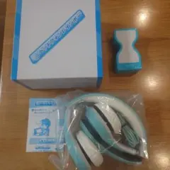 進研ゼミチャレンジ ヘッドフォンレインボー 水色とミラクル★デジタルすな時計のサムネイル