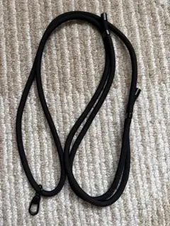 CASETiFY　スマホショルダー　ストラップ　ロープ　ブラック