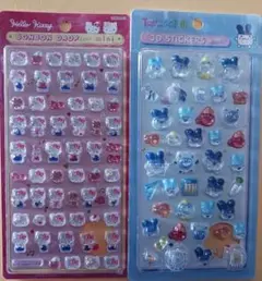 ハローキティシール と たまごっちのシール