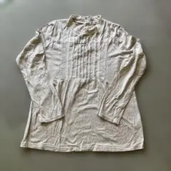 Samansa Mos2 アイボリー 長袖Tシャツ F レース装飾 長袖トップス