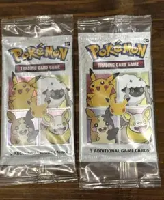 2個 ポケモン 25周年 海外限定 ジェネラル ミルズ 限定 パック