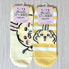 ちいかわ うさぎ ソックス くつ下 2足セット 23cm〜25㎝