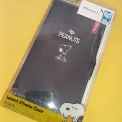 新品iPhone13専用スヌーピーデニムジーンズ手帳型カバーケースのサムネイル