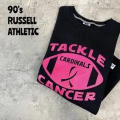 00's Y2K RUSSELL ラッセル　3段　チビタグ　ガゼット　トレーナーのサムネイル