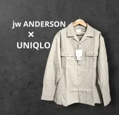 UNIQLO jw ANDERSONブラッシュドコットンオーバーサイズシャツ