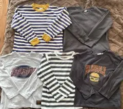 長袖Tシャツ5枚セット(130cm)