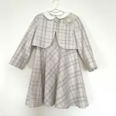 a.v.v kids 3点セット ワンピース&ジャケット&コサージュ 120cm