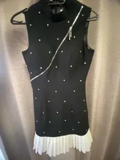 an♡ 黒 ドレス XS