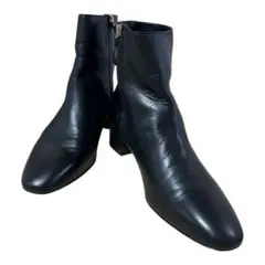 黒レザーブーツ 41サイズ　26cm 26.5cm 大きいサイズ