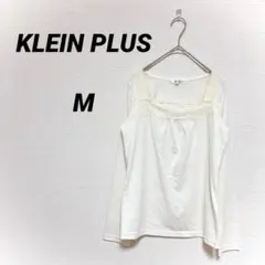 クランプリュス レース スクエアネック カットソー 白 オフホワイト M 38