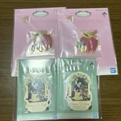 一番くじ ディズニープリンセス J賞 K賞 4点セット