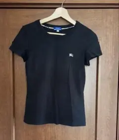 バーバリーブルーレーベル ブラックTシャツ　Mサイズ　38
