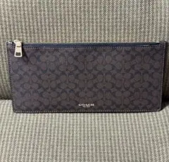COACH コーチ フラットポーチ マルチケース（大きめサイズ） ペンケース