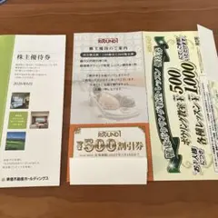 東急不動産ホールディングス 株主優待券 ⭐︎ラウンドワン優待券のサムネイル
