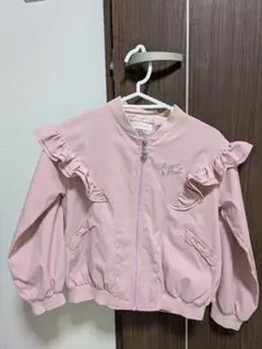 mezzo piano フリルジャケット ピンク