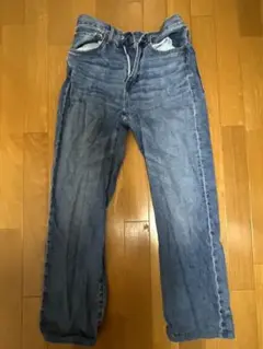 ブルーデニム スリムパンツ