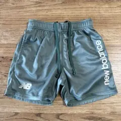 new balance キッズ ハーフパンツ カーキ