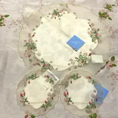 激レア　計3枚　ペア　ウェッジウッド　コースター2枚　ウェッジウッドドイリー1枚