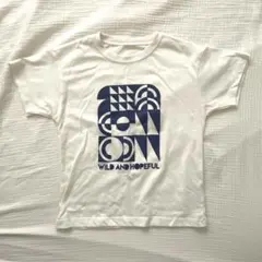 ブランシェス　幾何学柄　ロゴTシャツ　120.130のサムネイル