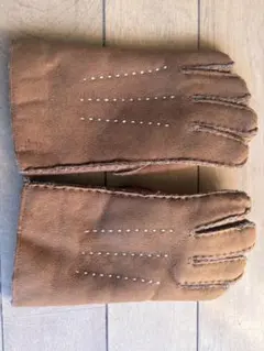 キッズ手袋　ブラウン