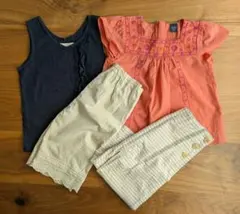 女の子　シアンシアン　無印　Gap　100　☆4枚セット