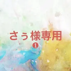 さぅ様確認専用ページ【取り置き中】❶