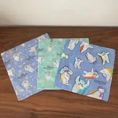 【新品未使用】The Snowman ハンカチ　3枚セット