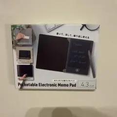 Pocketable Electronic Memo Pad 4.3インチ