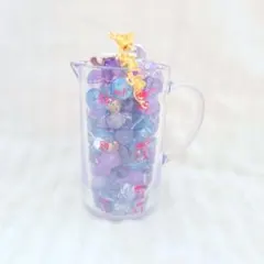 ビーズ まとめ売り【4271】 アソート パープルブルー