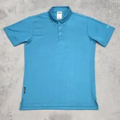 adidas　アディダス　ポロシャツ　M　ターコイズ　GOLF　ゴルフ